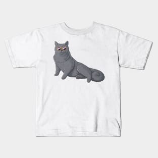 Beach Cat Kids T-Shirt